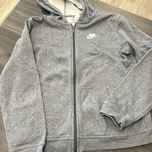Nike Youth Boys Full Zip Fleece Hoodie Athletic size X Large